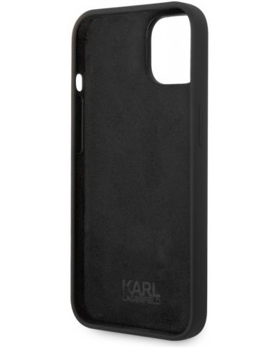 Калъф Karl Lagerfeld - Karl and Choupette, iPhone 14 Plus, черен - 4